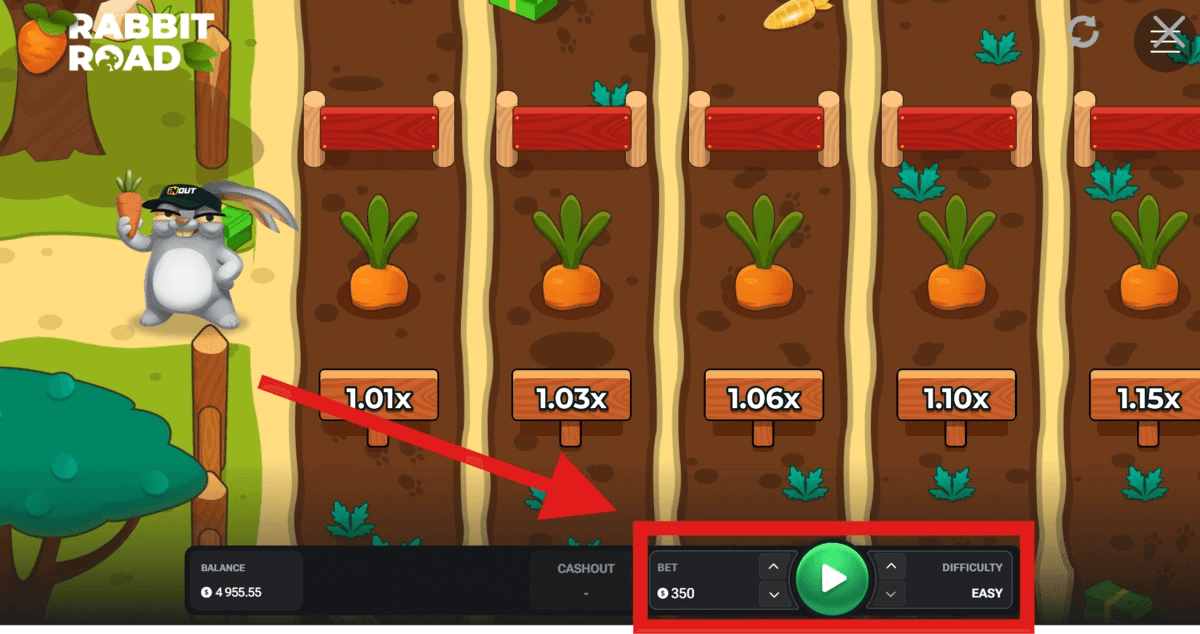 Étape 1 - Regístrate y elige tu apuesta - Rabbit Road Étape 1 - Regístrate y elige tu apuesta - Rabbit Road